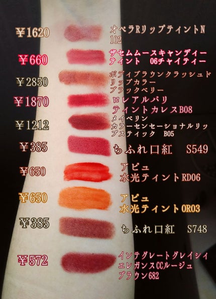 口紅(詰替用)/ちふれ/口紅を使ったクチコミ(2枚目)