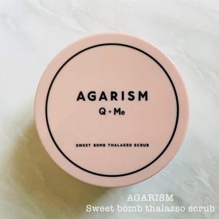 Q+Me スウィート ボム タラソ スクラブ/AGARISM/バスト・ヒップケアを使ったクチコミ(1枚目)