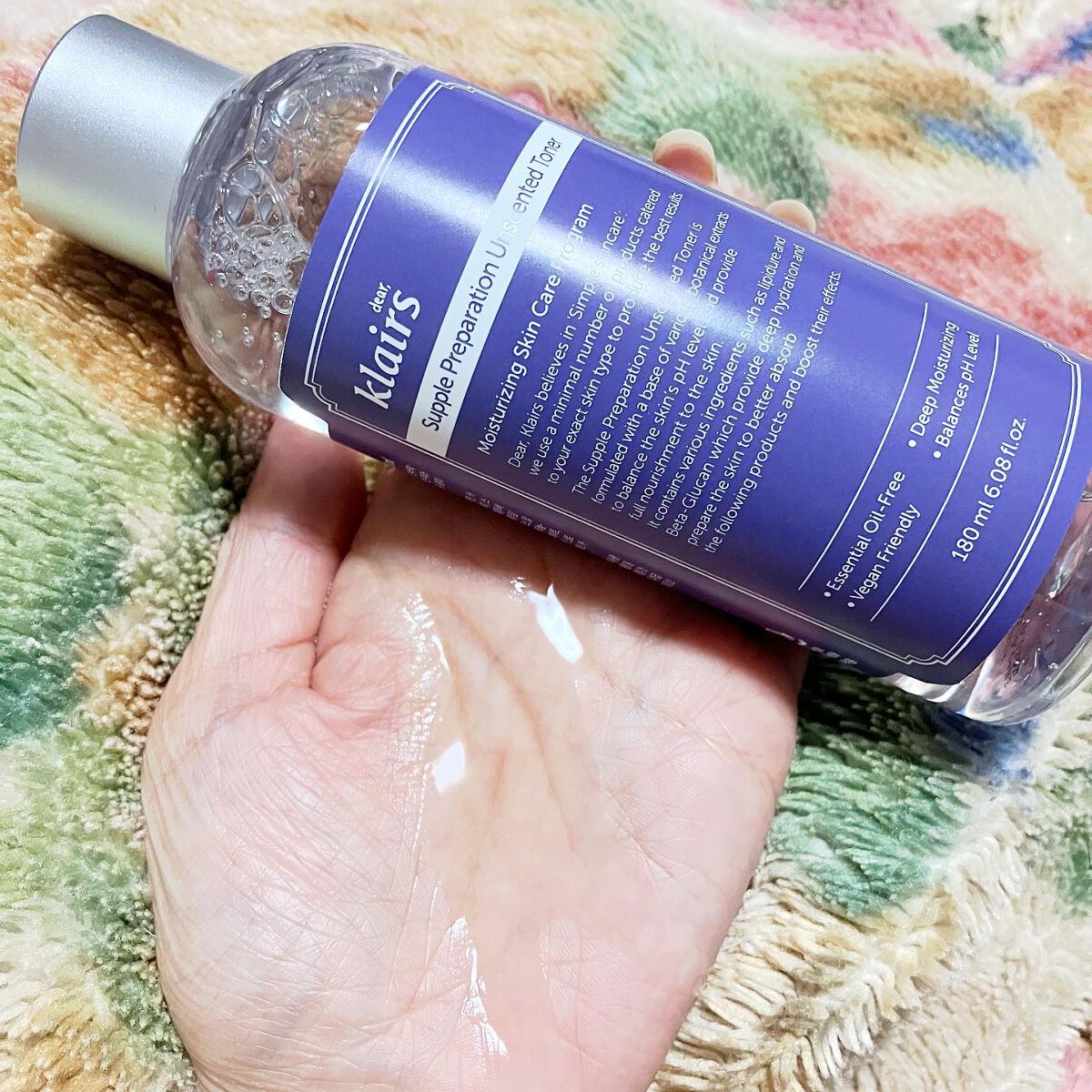 サプルプレパレーションアンセンテッドトナー(180ml)/Klairs/化粧水を使ったクチコミ(5枚目)