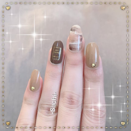 ネイル エナメル 640 ベージュ系/ちふれ/マニキュアを使ったクチコミ(2枚目)