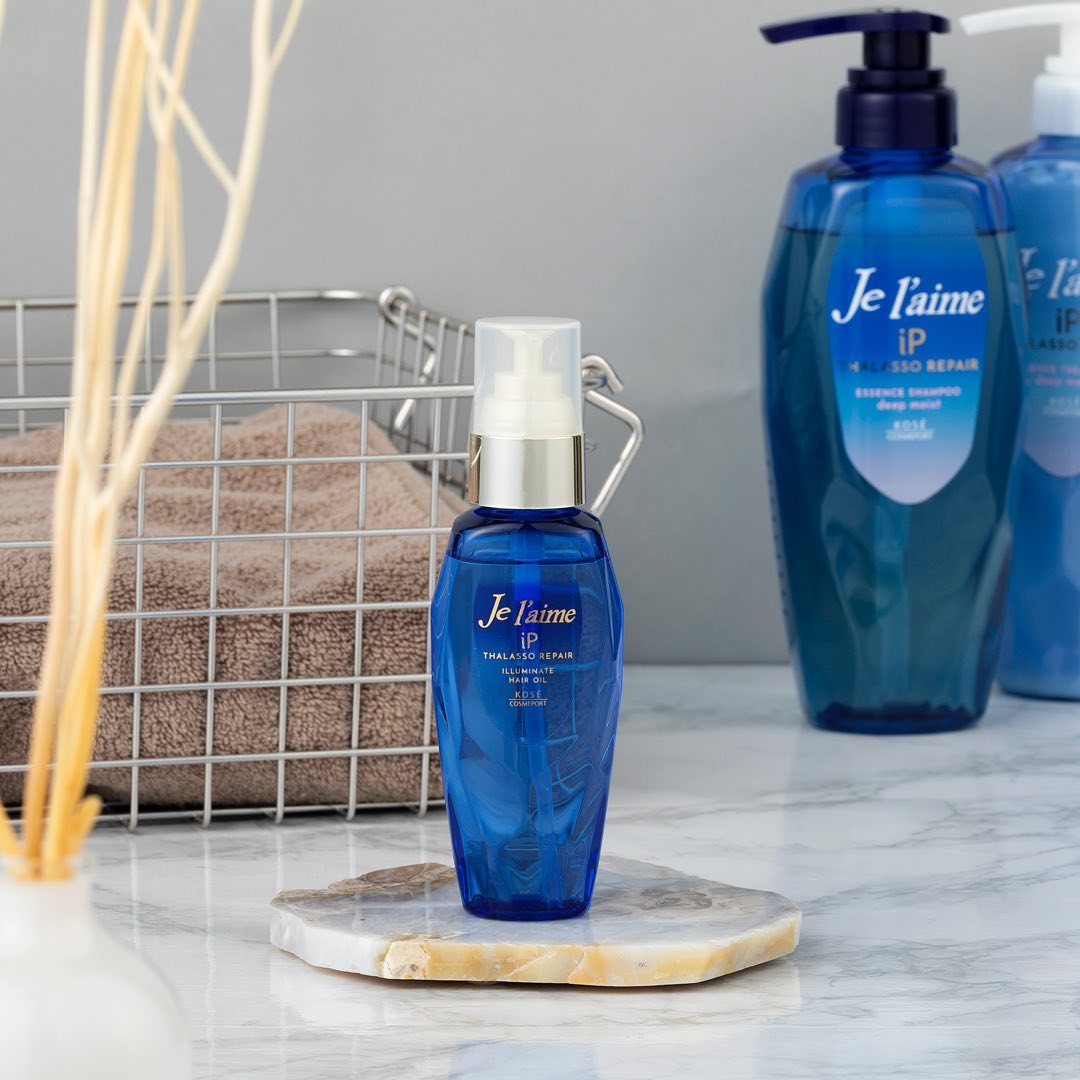 iP タラソリペア 補修美容液シャンプー/補修美容液トリートメント (ディープモイスト)/Je l'aime/市販シャンプーを使ったクチコミ（1枚目）