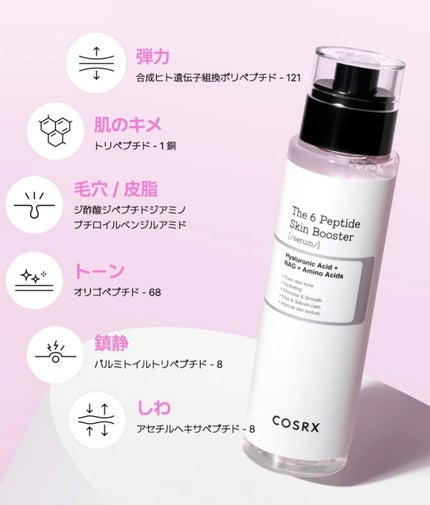 RXザ・6ペプチドスキンブースターセラム/COSRX/ブースター・導入液を使ったクチコミ(3枚目)