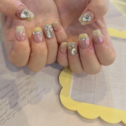 #ジェルネイル,#ワンカラーネイル,#ニュアンスネイル,#うるうるネイル,#ちゅるんネイル,#シンプルネイル,#パーツネイル,#透け感ネイル,#クリアネイル,#ぷっくりネイル,#ちぐはぐネイル,#韓国ネイル,#きらきらネイル,#うるつやネイル,#フレンチガーリーネイル,#埋めつくしネイル,#フレンチネイル,#イエローネイルのネイルデザイン