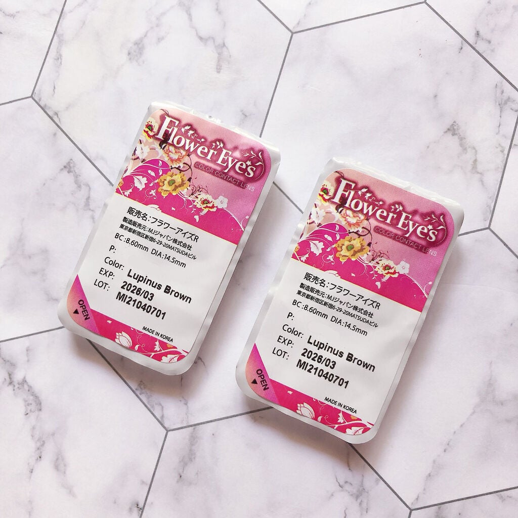 フラワーアイズR/株式会社ビューフロンティア/カラーコンタクトレンズを使ったクチコミ(2枚目)