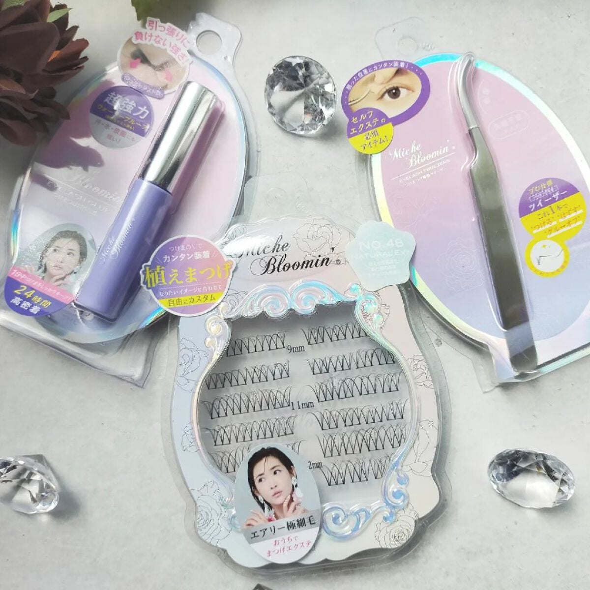 アイラッシュグルー クリアタイプ /ミッシュブルーミン/つけまつげを使ったクチコミ(9枚目)