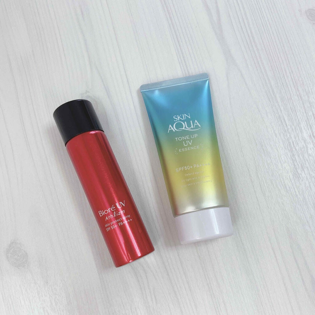 スキンアクア トーンアップUVエッセンス/スキンアクア/日焼け止めクリームを使ったクチコミ(2枚目)
