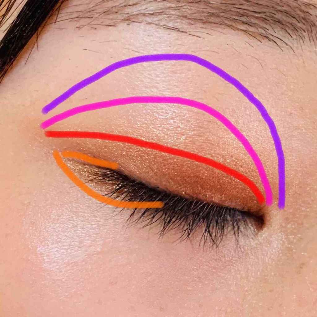 UR GLAM BLOOMING EYE COLOR PALETTE/U R GLAM/アイシャドウパレットを使ったクチコミ(4枚目)