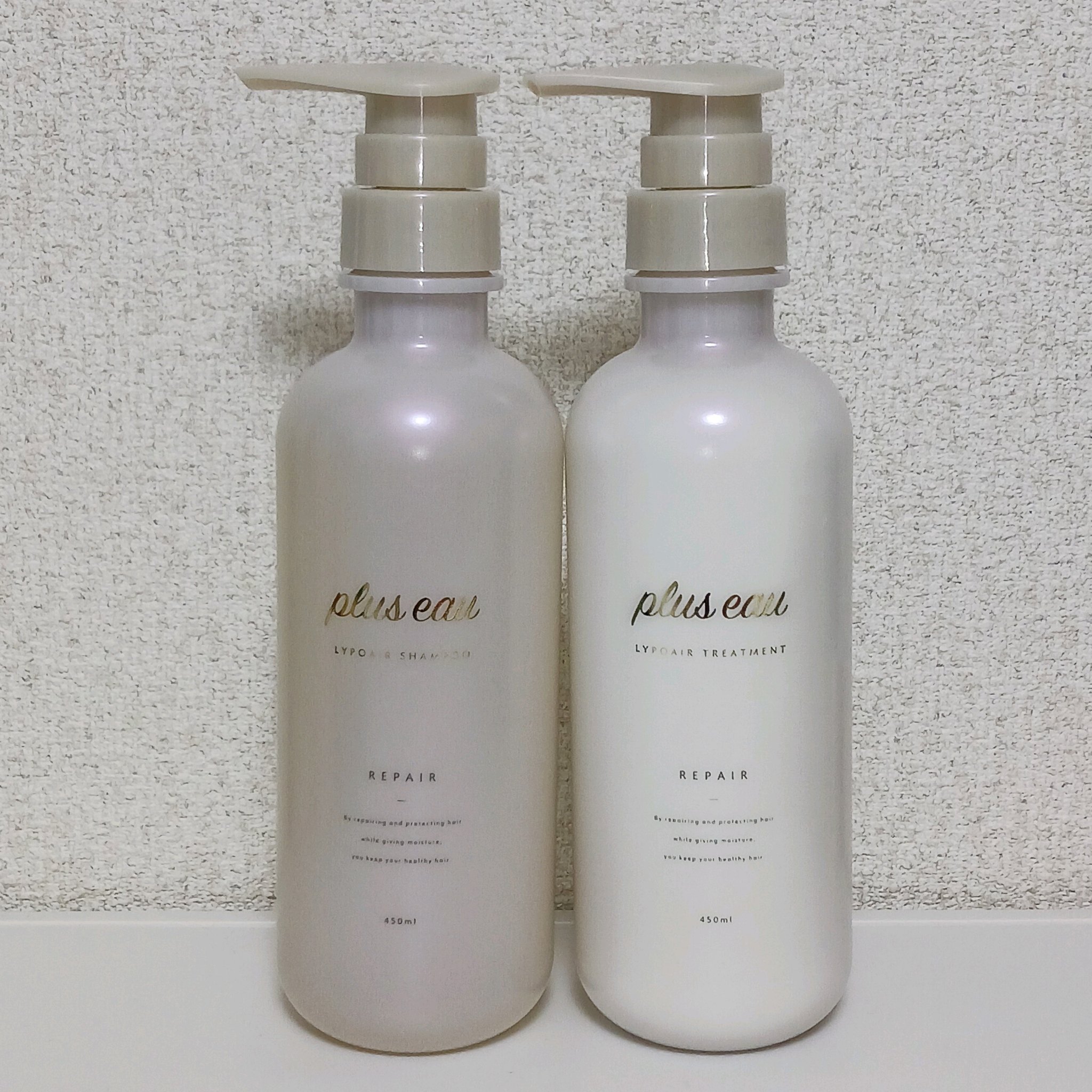 リポアシャンプー/リポアトリートメント/plus eau/市販シャンプーを使ったクチコミ（1枚目）