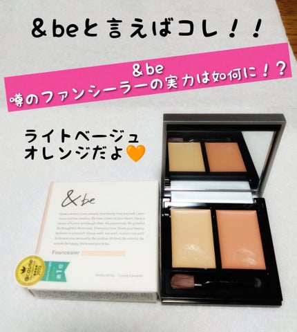 &be ファンシーラー/&be/パレットコンシーラーを使ったクチコミ(1枚目)