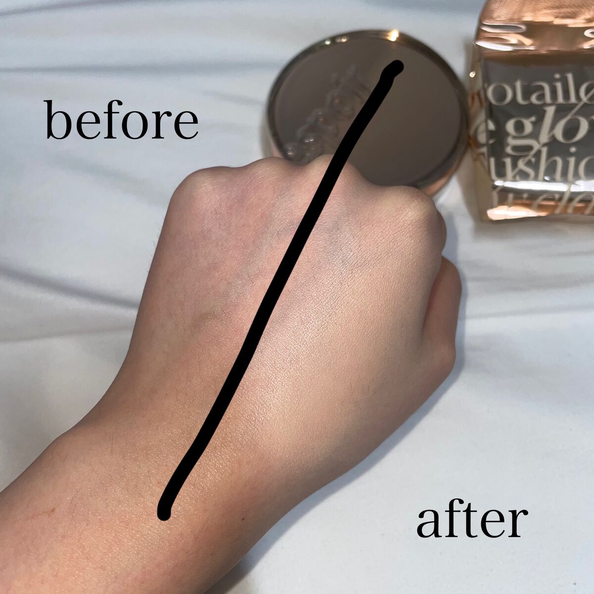 プロテーラービーグロウクッション ニュークラス/espoir/クッションファンデーションを使ったクチコミ（3枚目）