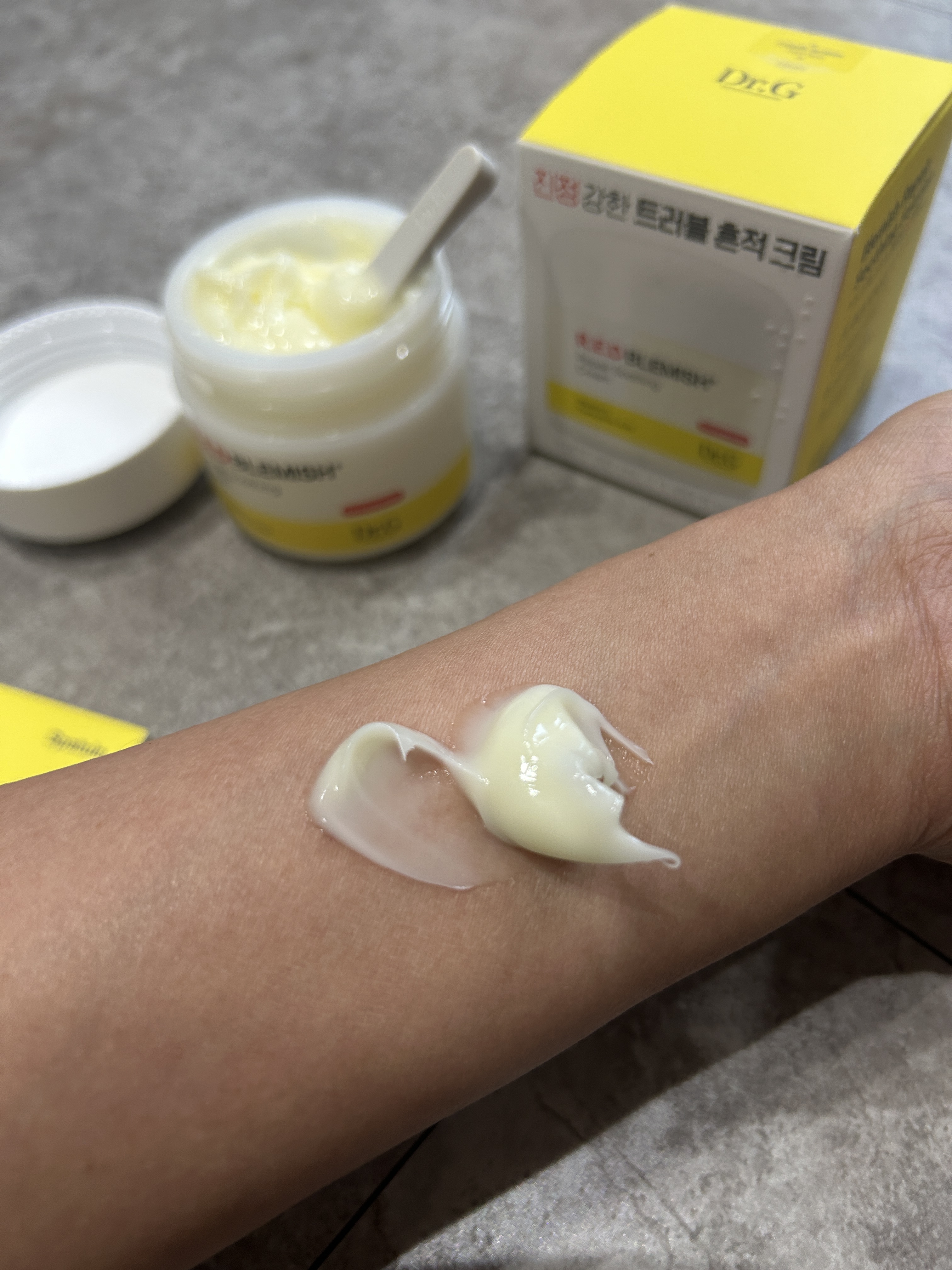 レッドブレミッシュ リペアスージングクリーム/Dr.G/フェイスクリームを使ったクチコミ（3枚目）