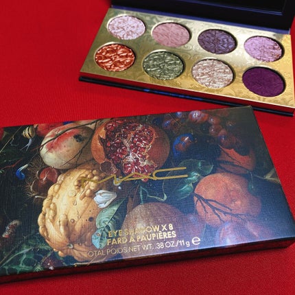 M・A・C アイシャドウ × 8 テンプティング フェイトのクチコミ「パレットのデザインも綺麗すぎるし、
粉質もしっとり、サラサラなど様々!
意外とデイリー使いもし.....」(1枚目)