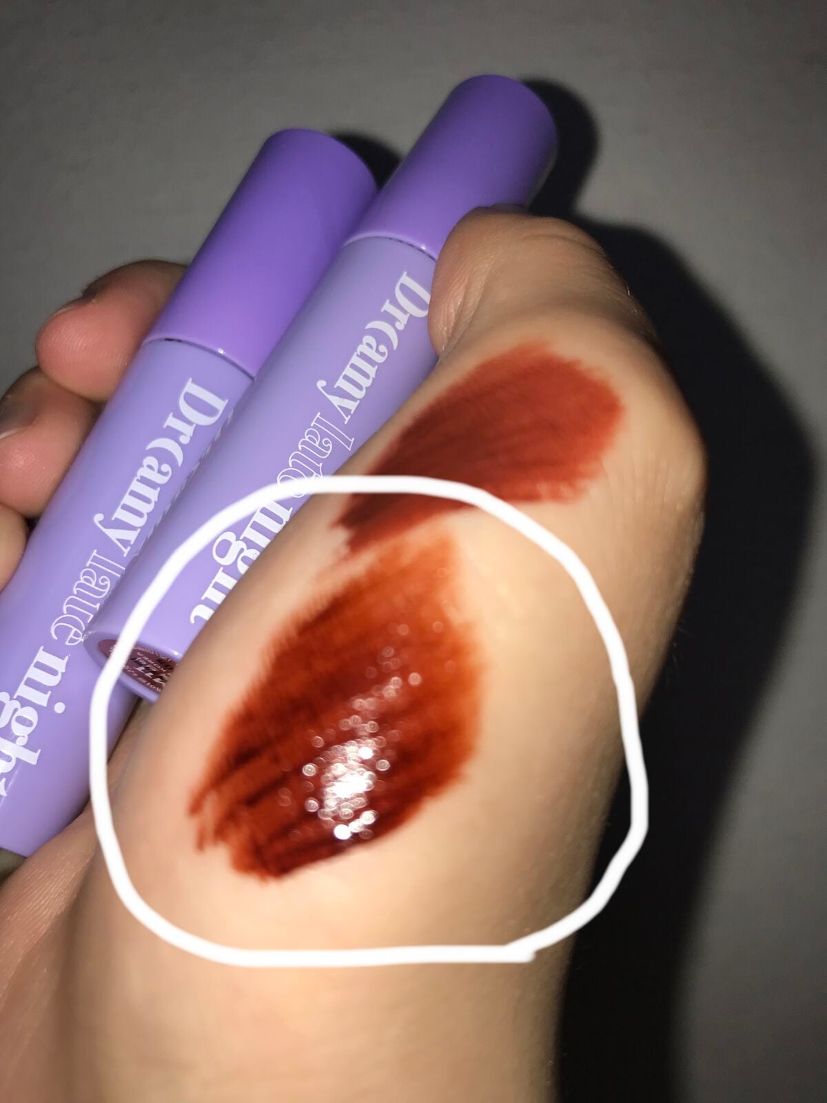 ドリーミーレイトナイト メロウティント/MERZY/リップティントを使ったクチコミ(2枚目)