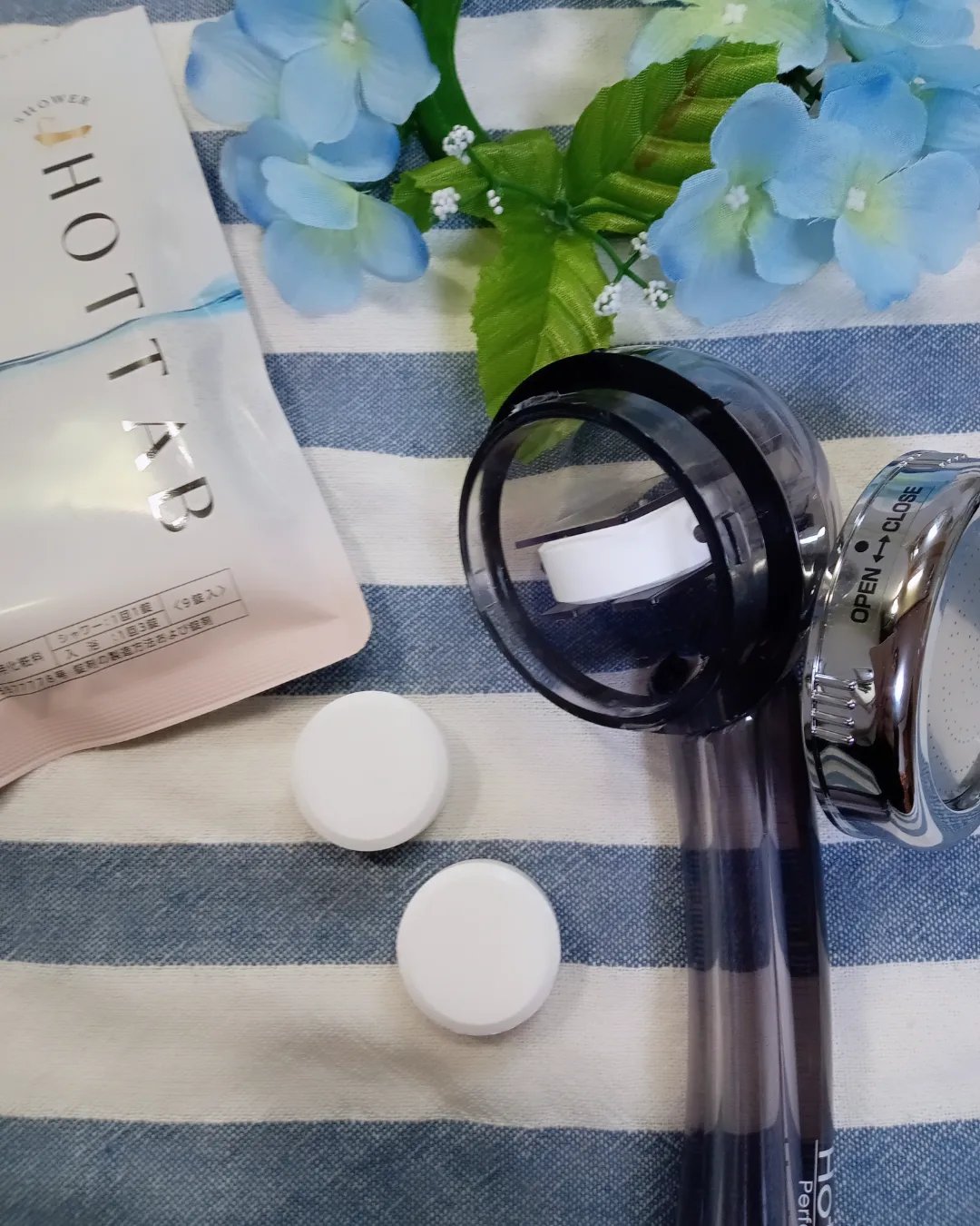 HOT TAB SHOWER 9錠/HOT TAB/シャワーヘッドを使ったクチコミ（3枚目）