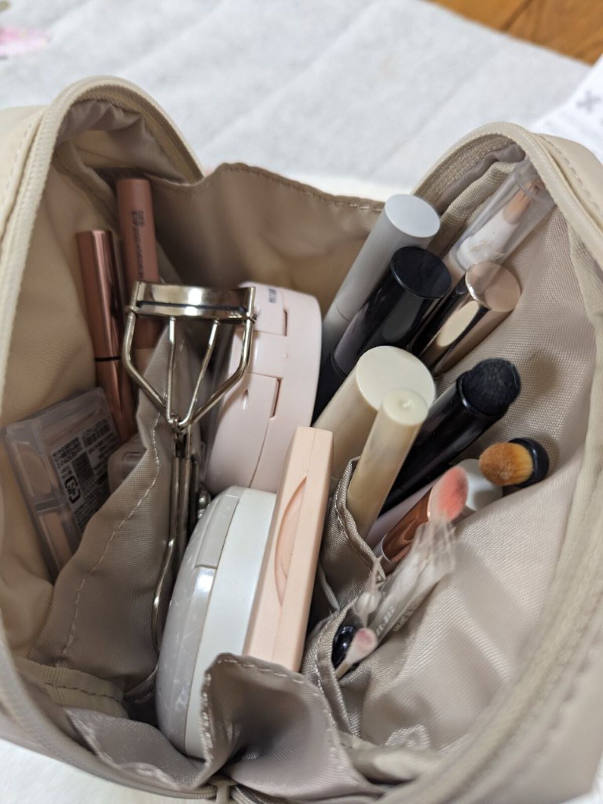 ナイロンメイクポーチ/無印良品/化粧ポーチを使ったクチコミ(3枚目)
