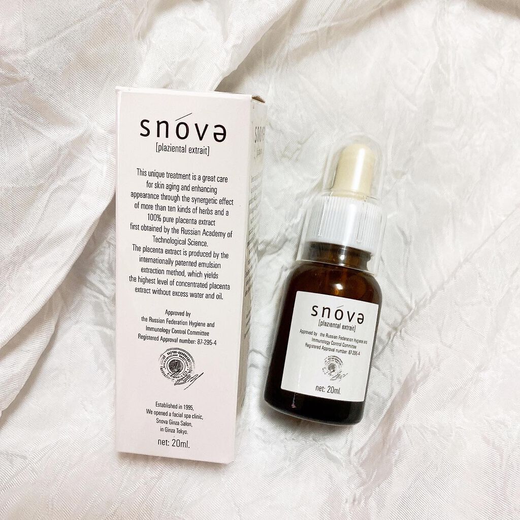 プラツェンタール エキストレ/スノーヴァ/美容液を使ったクチコミ（1枚目）