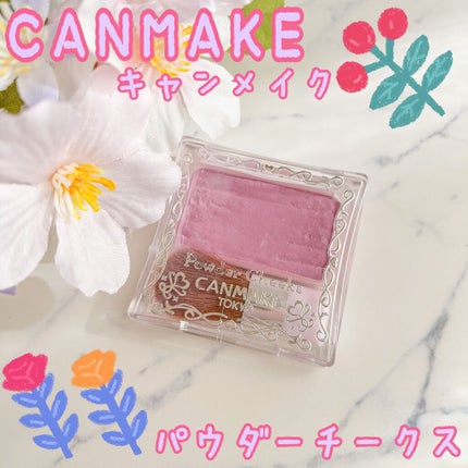 【旧品】パウダーチークス/キャンメイク/パウダーチークを使ったクチコミ(1枚目)