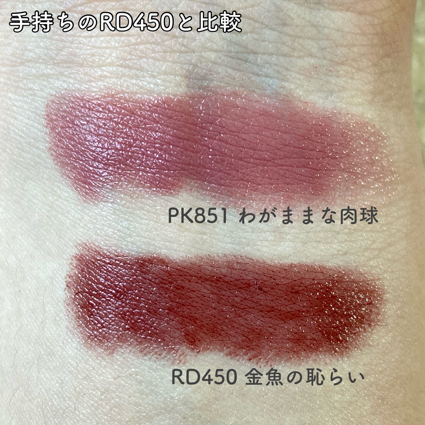 ネンマクフェイク ルージュ/Visée/口紅を使ったクチコミ(3枚目)