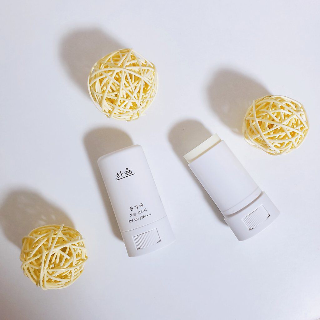 岩菊サラサラ サンスティック/HANYUL(ハンユル)/日焼け止めスティックを使ったクチコミ（1枚目）