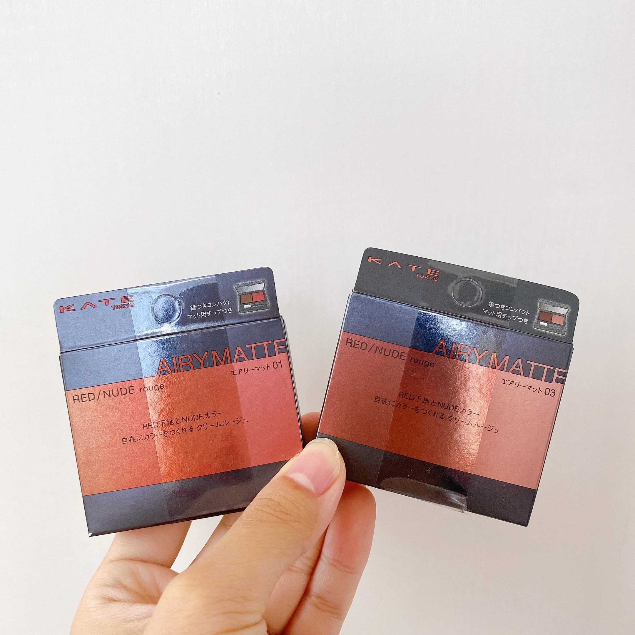 レッドヌードルージュ (エアリーマット) 04/KATE/口紅を使ったクチコミ（2枚目）