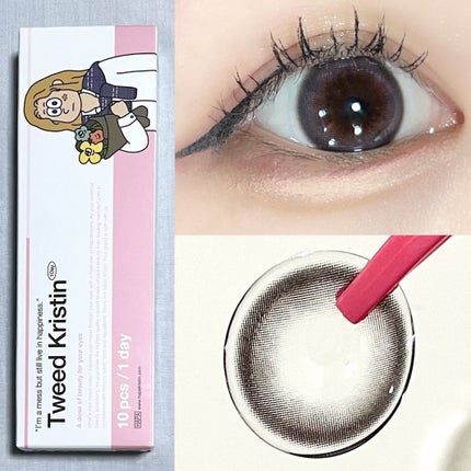 Tweed Kristin 1day/Hapa kristin/ワンデー(1DAY)カラコンを使ったクチコミ(2枚目)