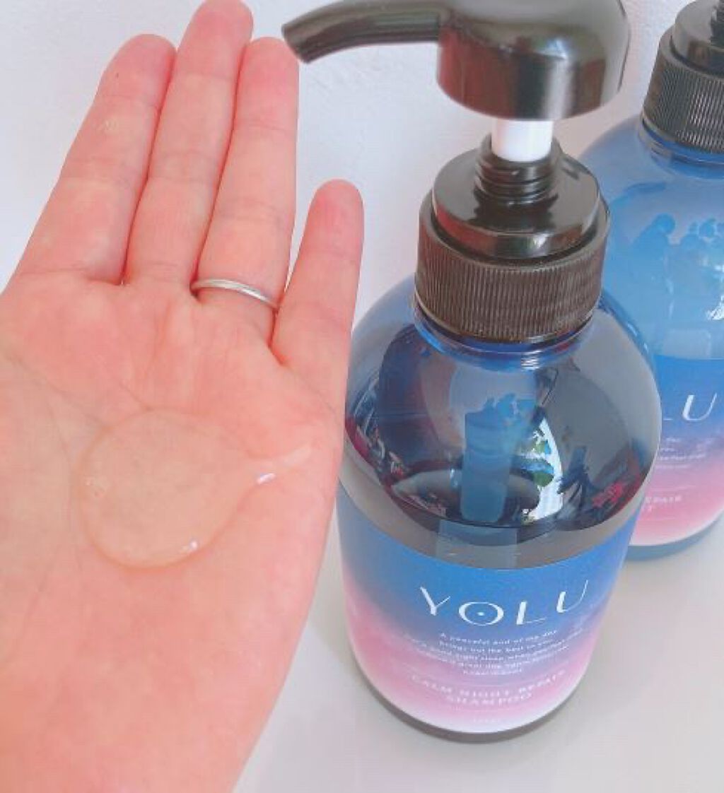 カームナイトリペアシャンプー/トリートメント/YOLU/市販シャンプーを使ったクチコミ(2枚目)