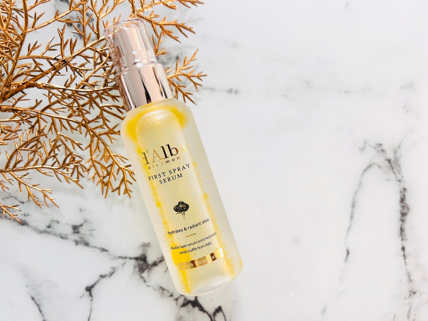 ダルバ ホワイトトリュフファーストスプレーセラム/ダルバ/ミスト状化粧水を使ったクチコミ(2枚目)