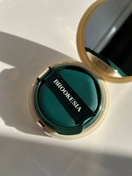 スキンエンハンサー コンパクトクッション(グロー)/BROOKESIA/クッションファンデーションを使ったクチコミ(2枚目)