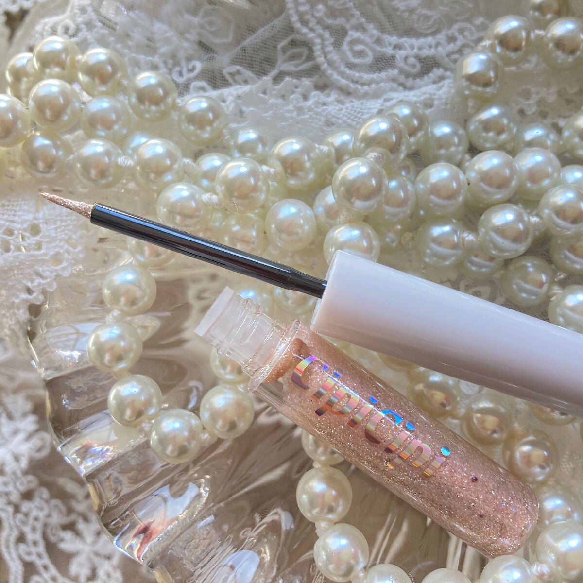 グリッター イルミネーションライナー R/CipiCipi/リキッドアイライナーを使ったクチコミ(5枚目)