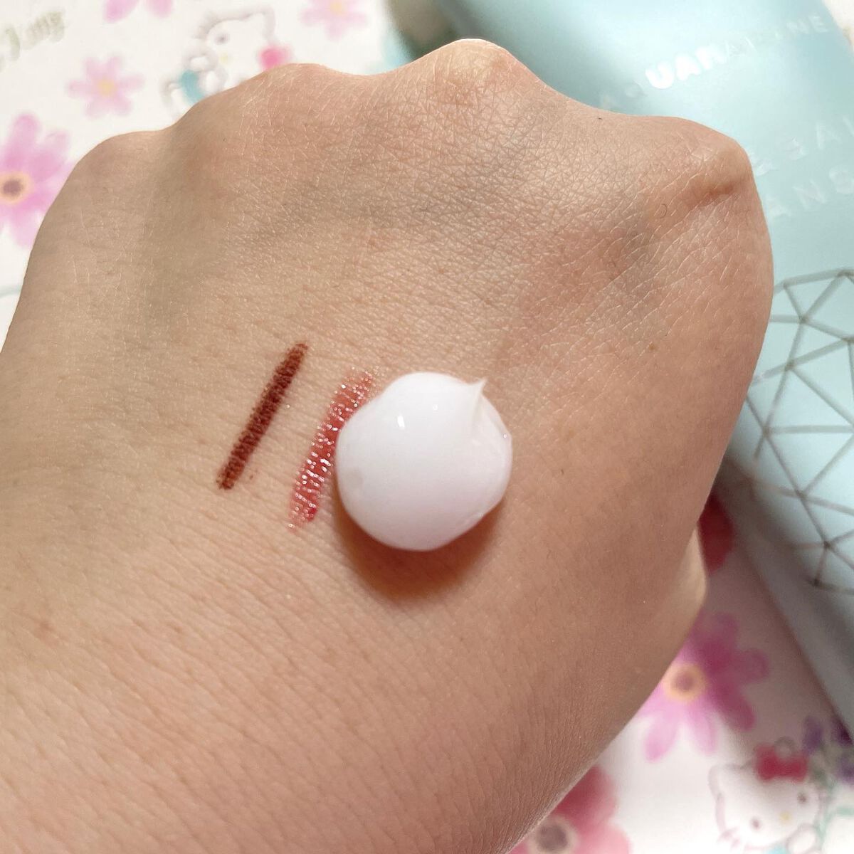 アクアマリン ジェル＆バーム クレンジング/トップインターナショナル/クレンジングジェルを使ったクチコミ（3枚目）