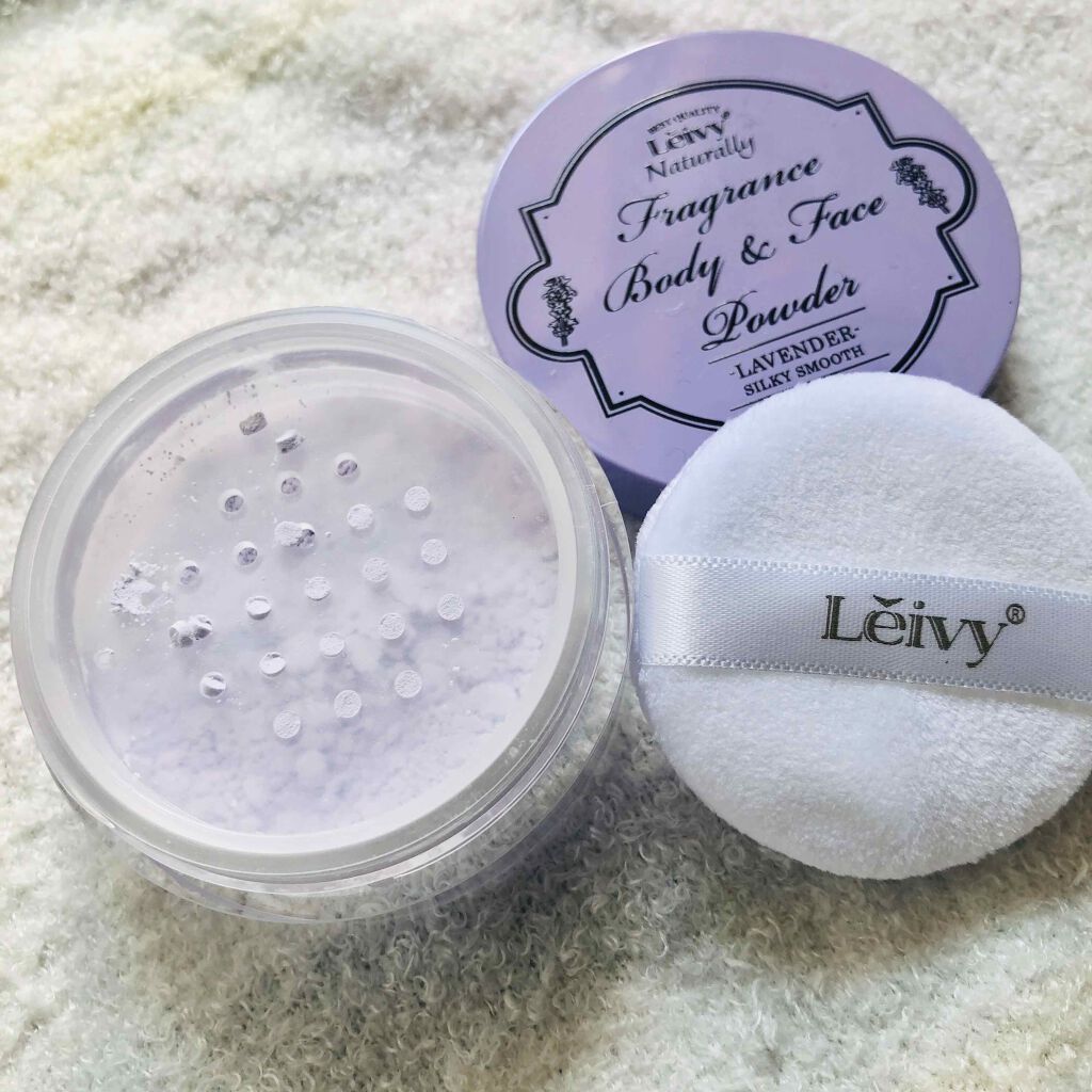 フレグランス ボディ&フェイスパウダー ラベンダー/Leivy/ルースパウダーを使ったクチコミ(2枚目)