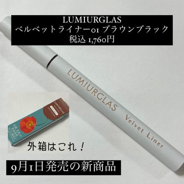 ベルベットライナー/LUMIURGLAS/リキッドアイライナーを使ったクチコミ（2枚目）