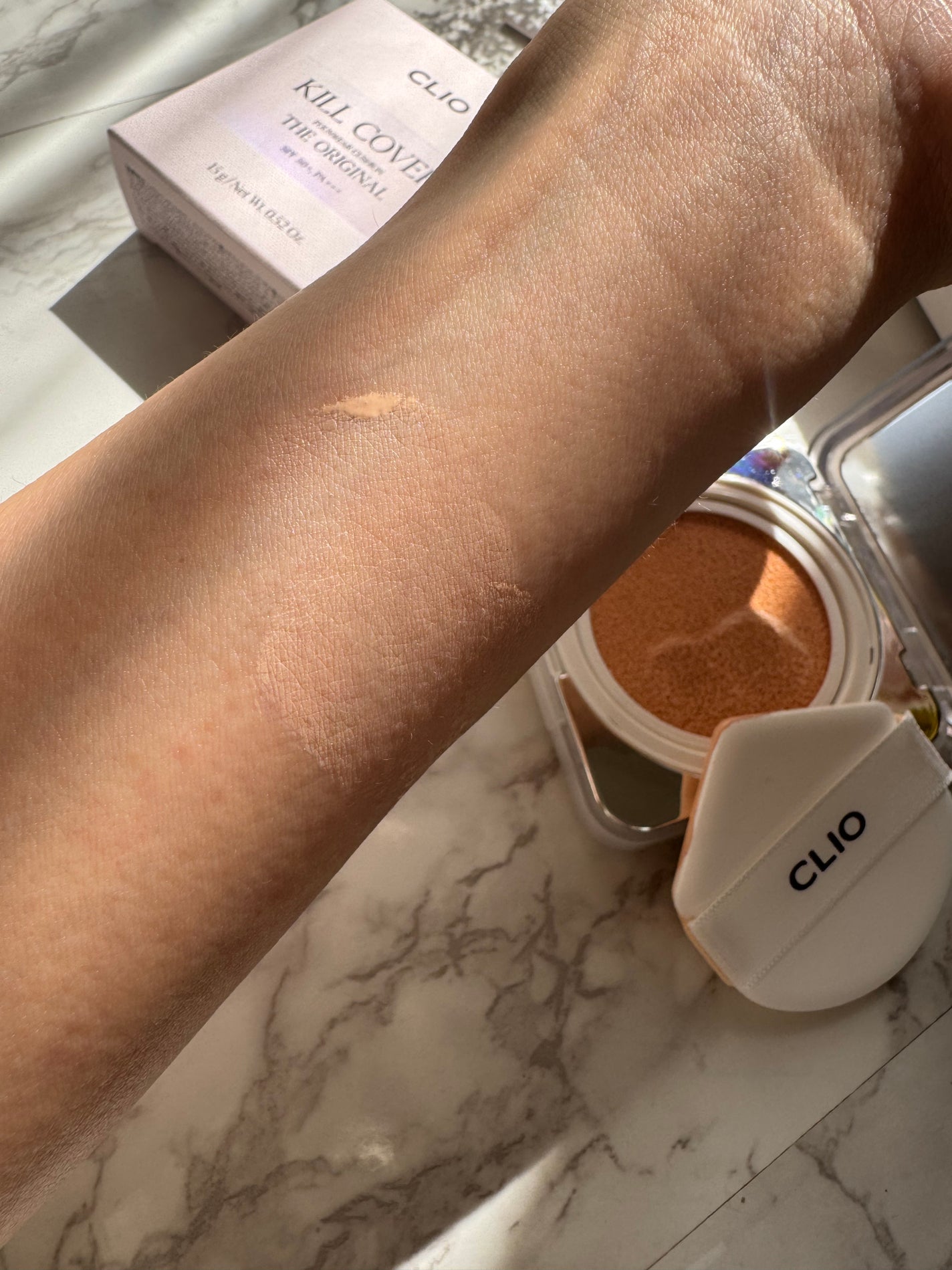 キル カバー ファンウェア クッション ザ オリジナル/CLIO/クッションファンデーションを使ったクチコミ(3枚目)