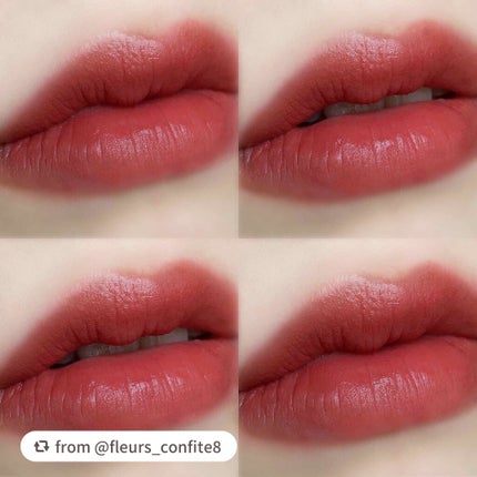 スマッジ ブラー リップスティック Vintage Filter Edition/innisfree/口紅を使ったクチコミ(4枚目)