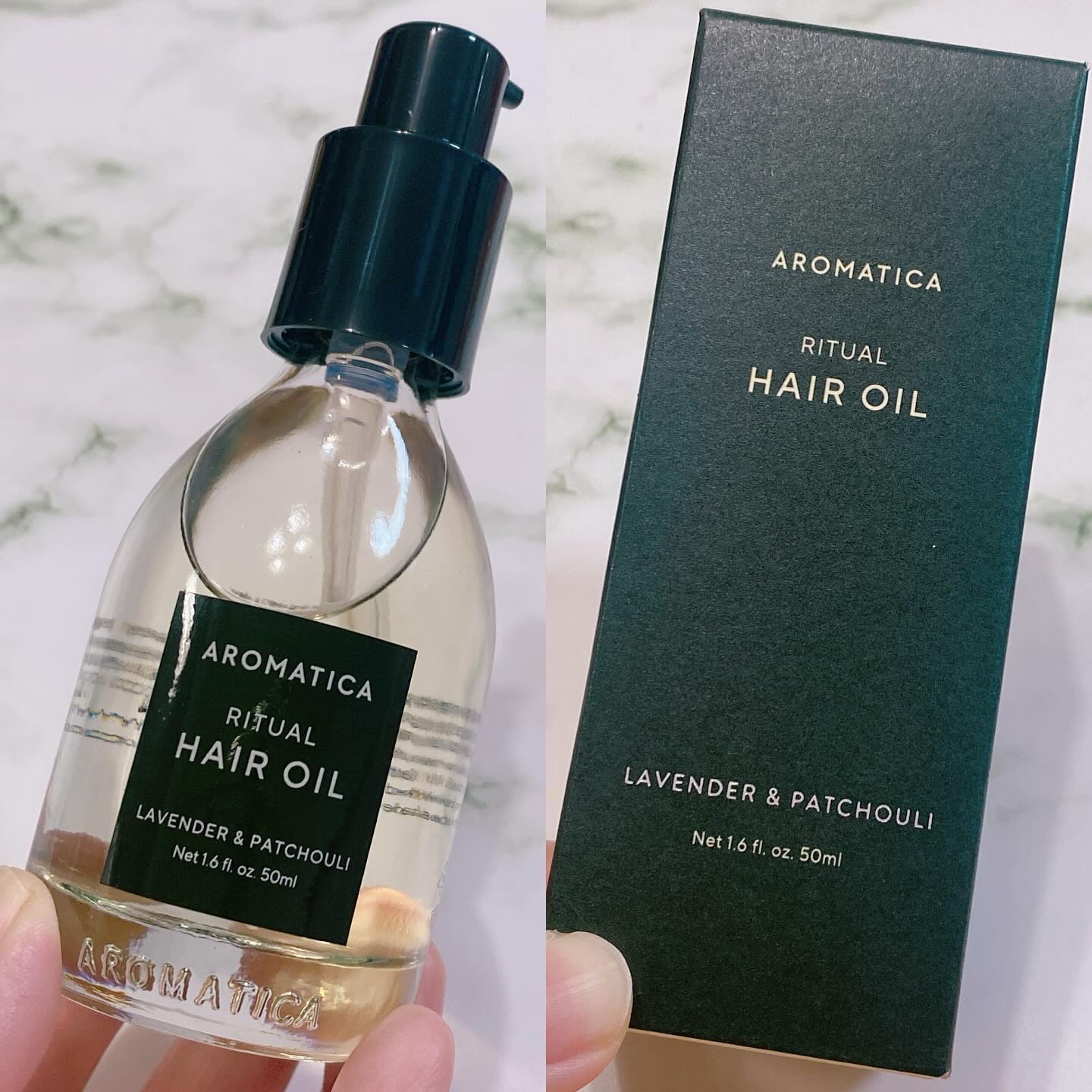 リチュアルヘアオイルラベンダー＆パチョリ/AROMATICA/ヘアオイルを使ったクチコミ（2枚目）