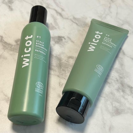 スカルプ&ヘア シャンプー/トリートメント リフレッシュ/wicot/市販シャンプーを使ったクチコミ(10枚目)