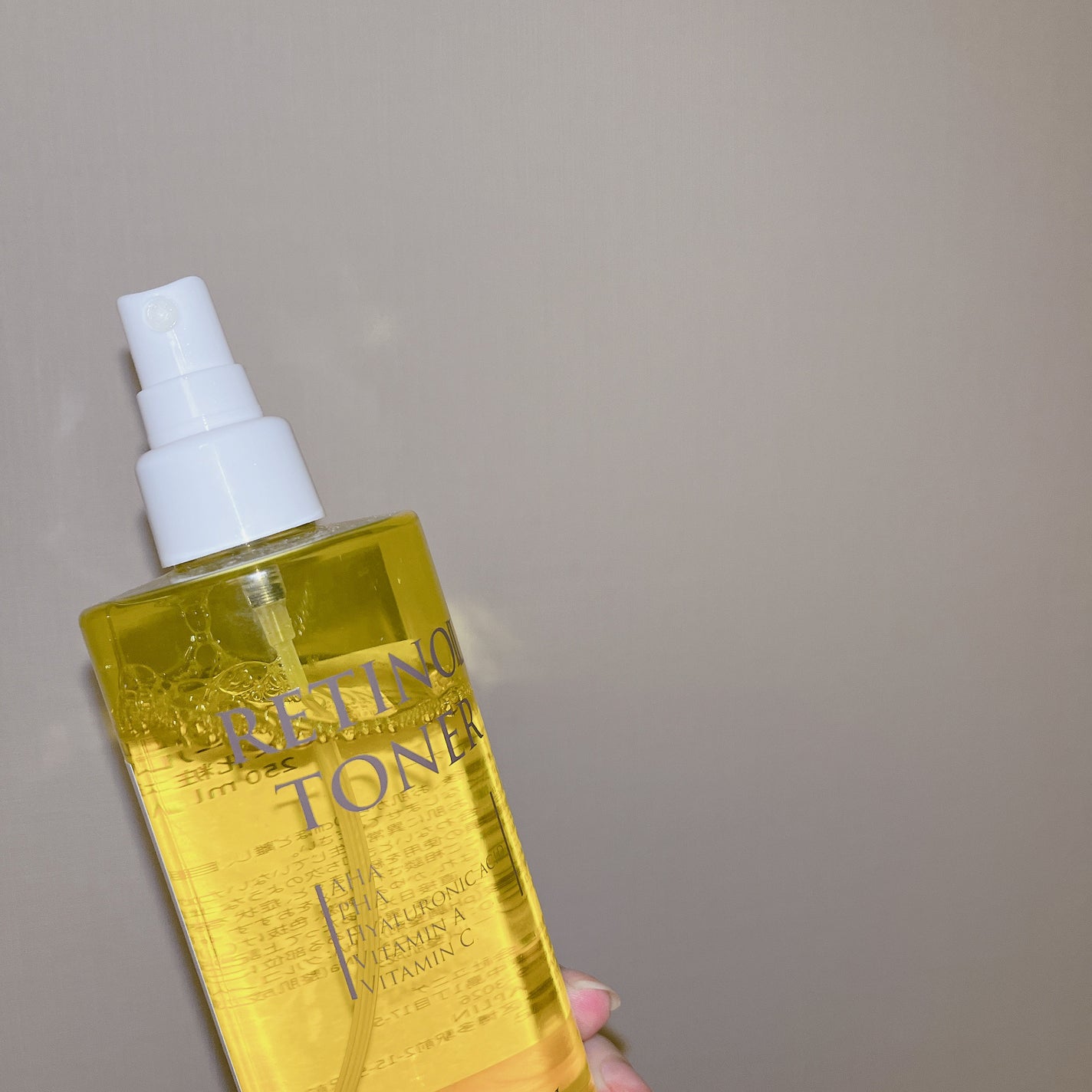 レチノールトナー/APLIN/ミスト状化粧水を使ったクチコミ(2枚目)