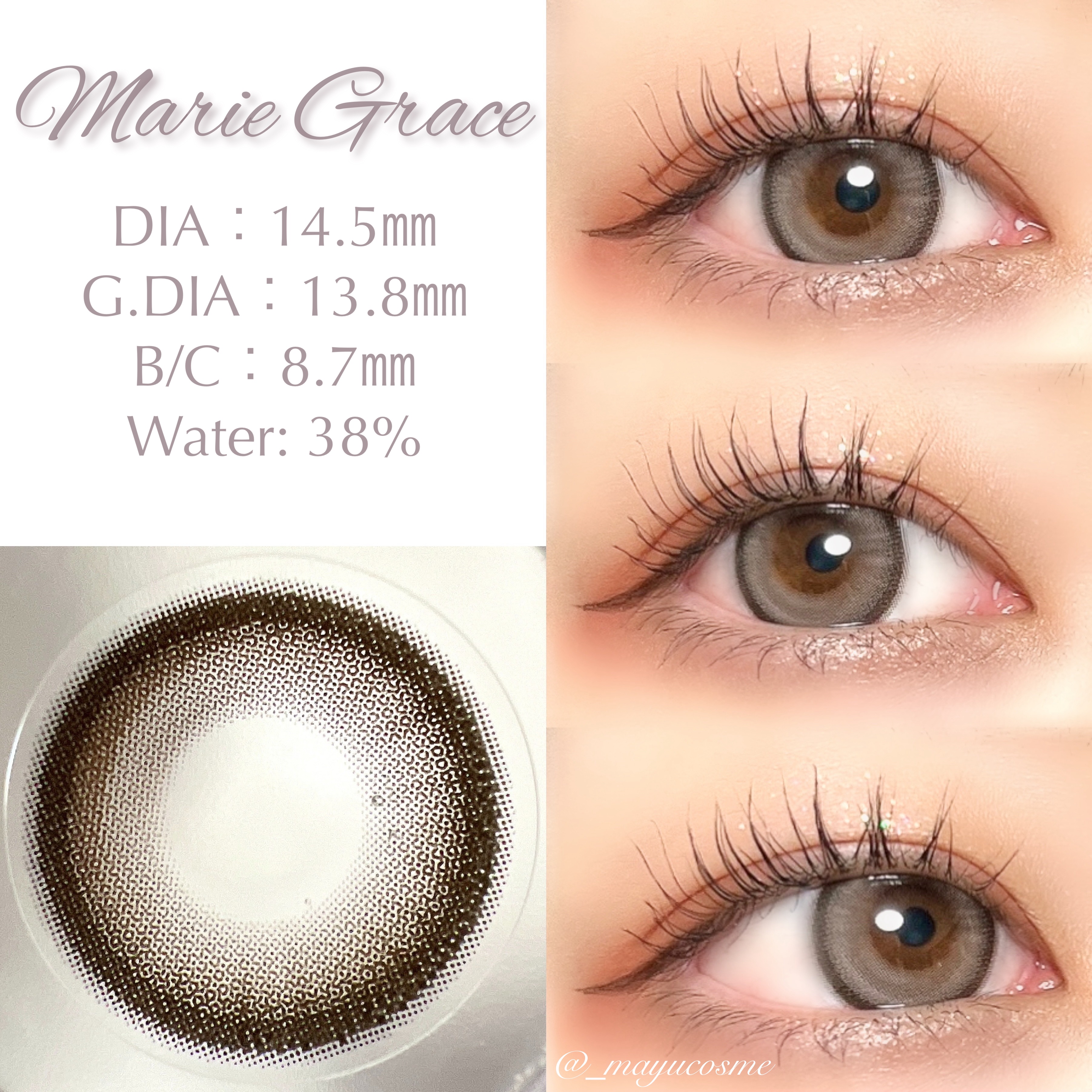 メランジェ シュエット ワンデー/melange+chouette/ワンデー（１DAY）カラコンを使ったクチコミ（2枚目）