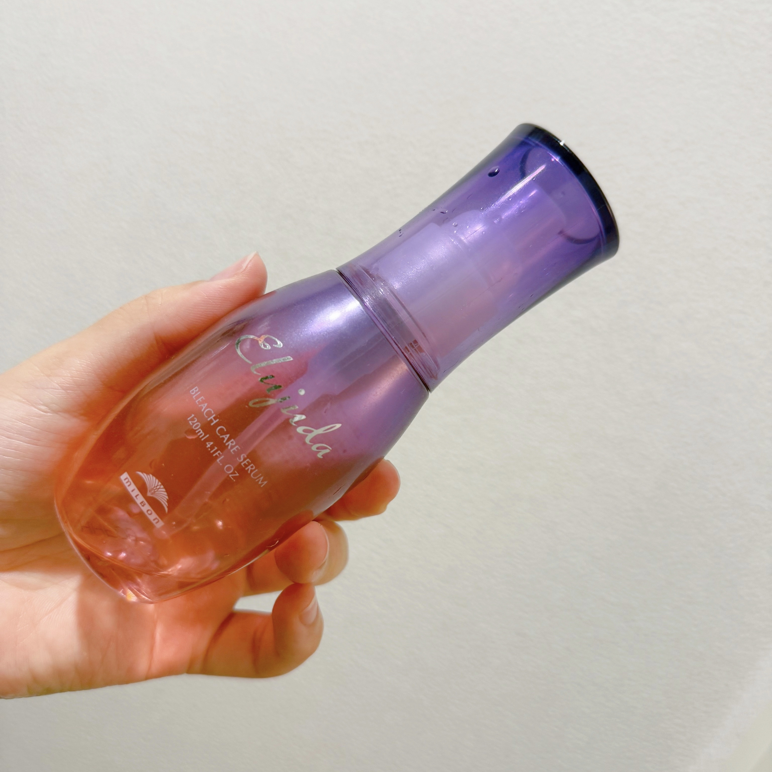 エルジューダブリーチケアセラム/ミルボン/ヘアオイルを使ったクチコミ（1枚目）