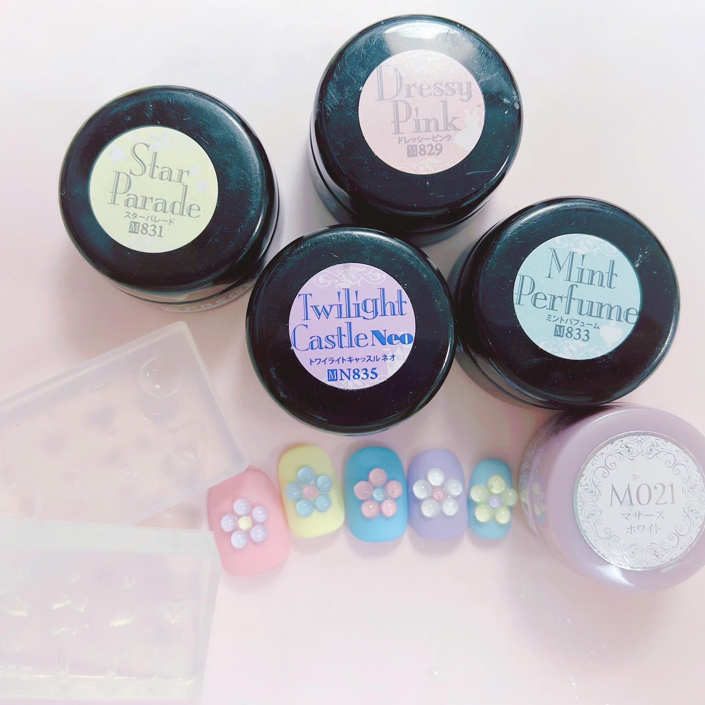 なかやまちえこ on LIPS 「Pastel.365日ネイル225日め⠀⠀@pregel.jp..」(3枚目)