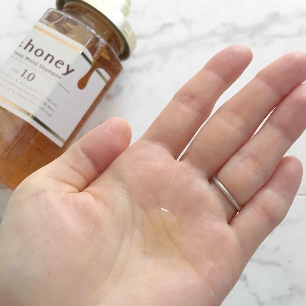 ディープモイスト シャンプー1.0／ヘアトリートメント2.0/&honey/市販シャンプーを使ったクチコミ（2枚目）