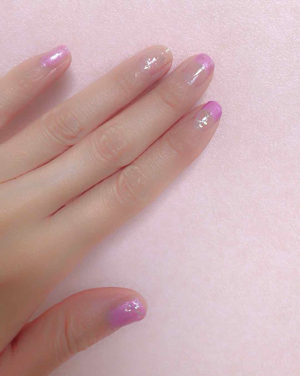 ITGグリッターネイル/DAISO/マニキュアを使ったクチコミ(2枚目)