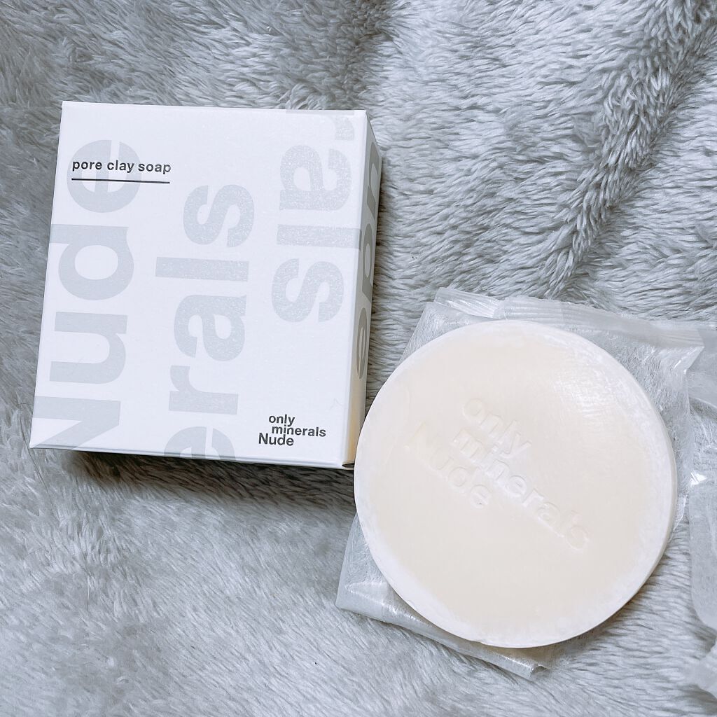 Nude ポアクレイソープ/ONLY MINERALS/洗顔石鹸を使ったクチコミ(1枚目)