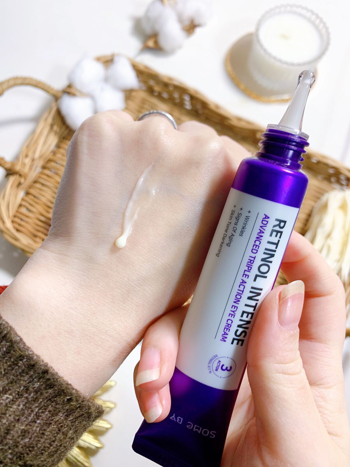 レチノールインテンシブ アドバンスドトリプルアクションアイクリーム/SOME BY MI/アイケア・アイクリームを使ったクチコミ（3枚目）