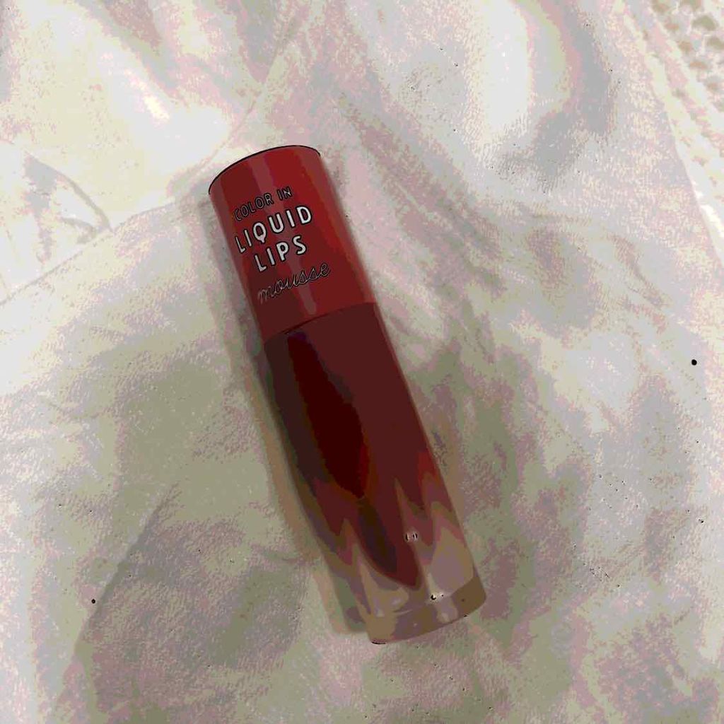 カラーインリキッドリップムース/ETUDE/口紅を使ったクチコミ（1枚目）