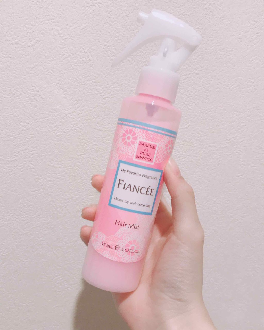 フレグランスヘアミスト ピュアシャンプーの香り/フィアンセ/ヘアミストを使ったクチコミ（1枚目）