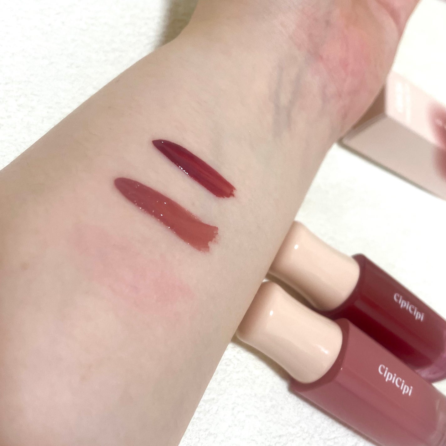 デューイフィルムティント/CipiCipi/リップティントを使ったクチコミ(2枚目)