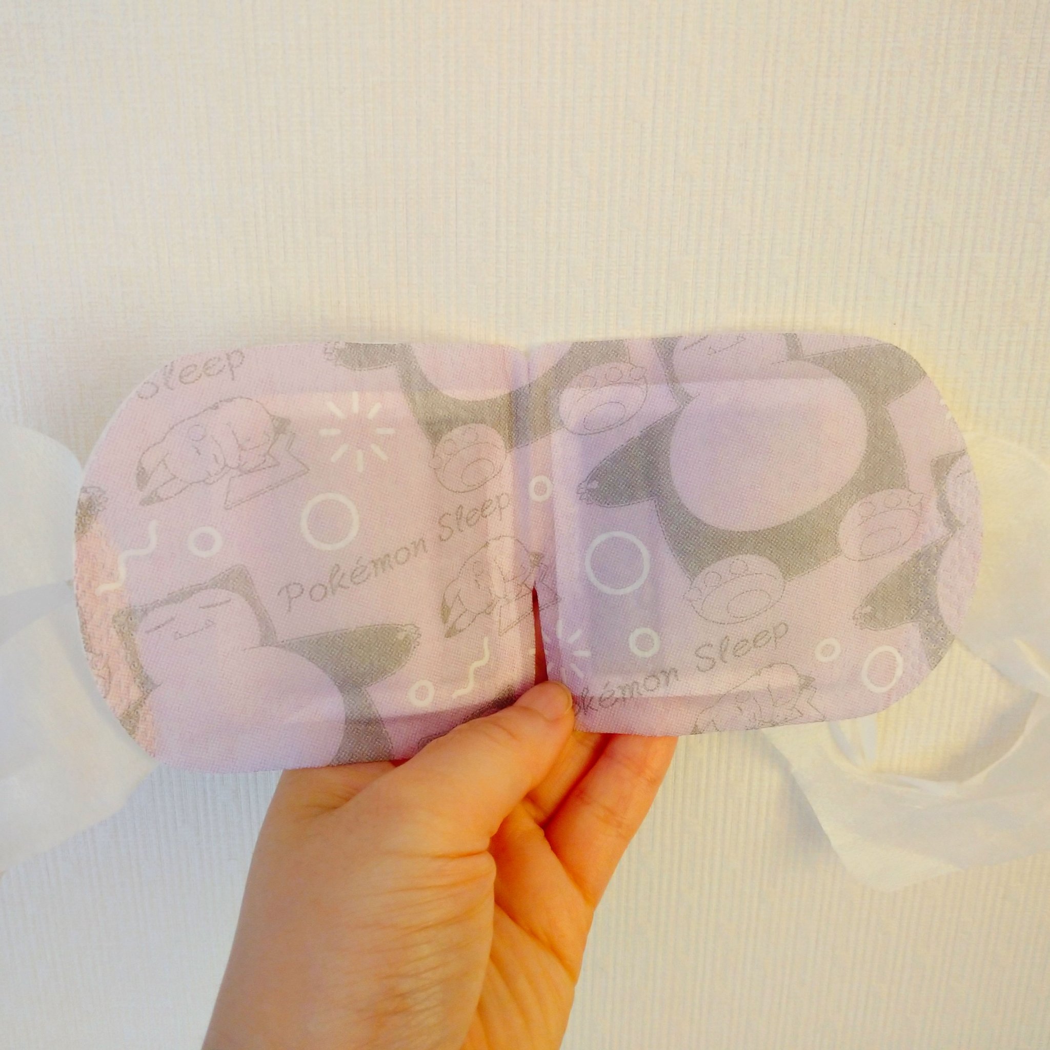 めぐりズム 蒸気でホットアイマスク ラベンダーの香り Pokémon Sleepデザイン/めぐりズム/ホットアイマスクを使ったクチコミ（3枚目）