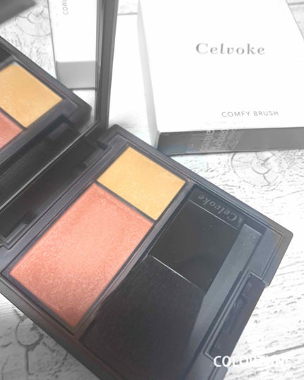セルヴォーク カムフィー ブラッシュ/Celvoke/パウダーチークを使ったクチコミ(1枚目)