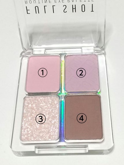 フルショット ルーティーン アイパレット/A’pieu/アイシャドウパレットを使ったクチコミ(3枚目)